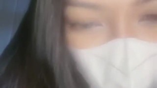 Pertama Kali Lihat Si Manis Live Omek Maid Kostum Mango